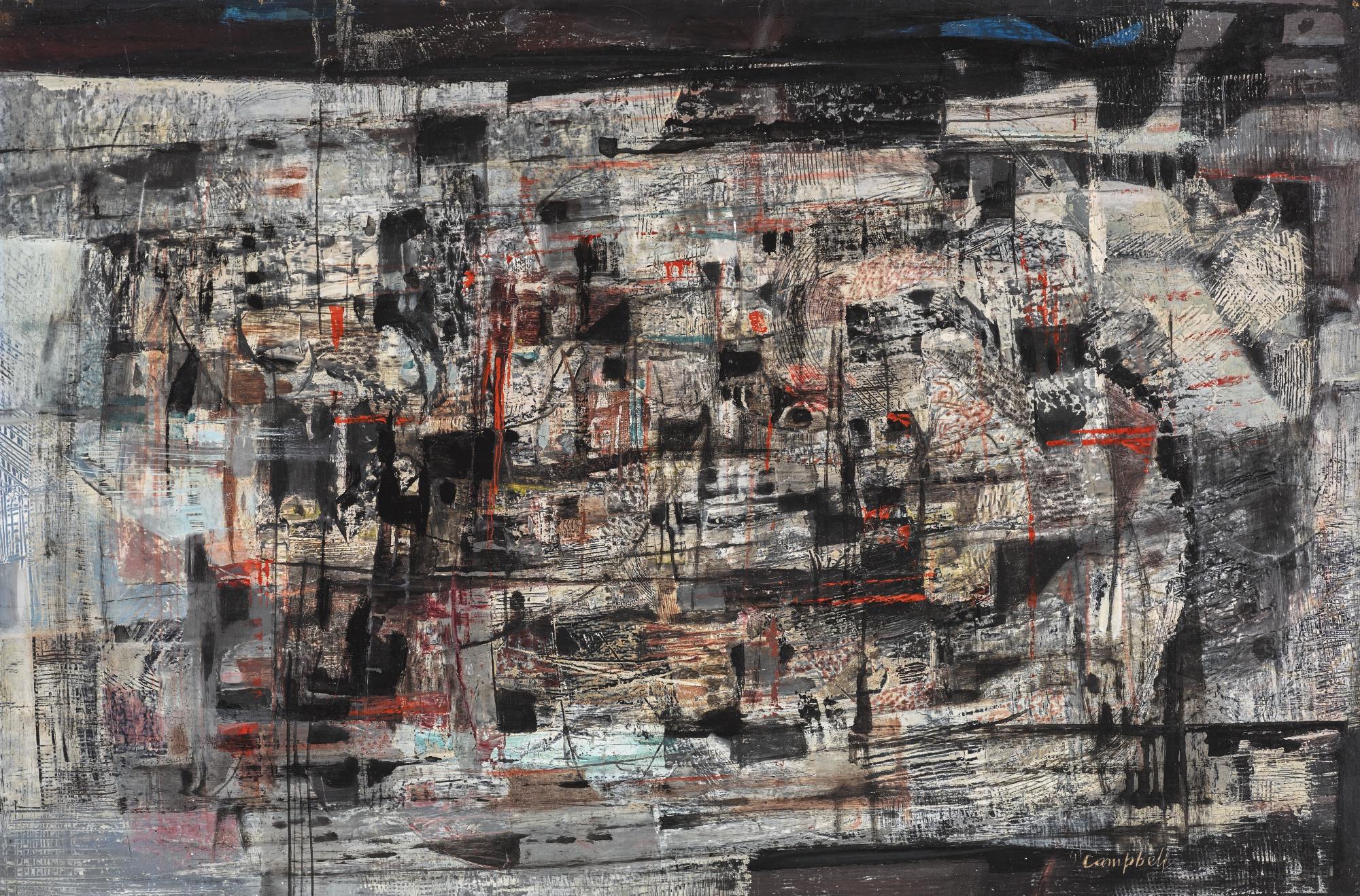 George Campbell, R.H.A. - Fishing Town