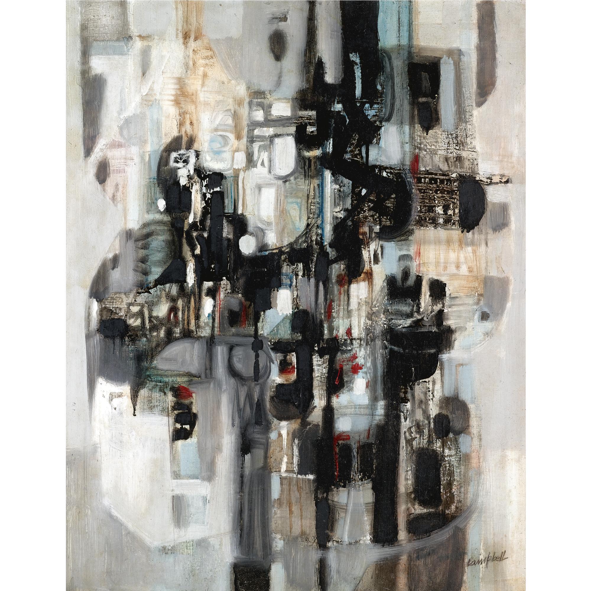 George Campbell, R.H.A. - Play Of Shapes No.1