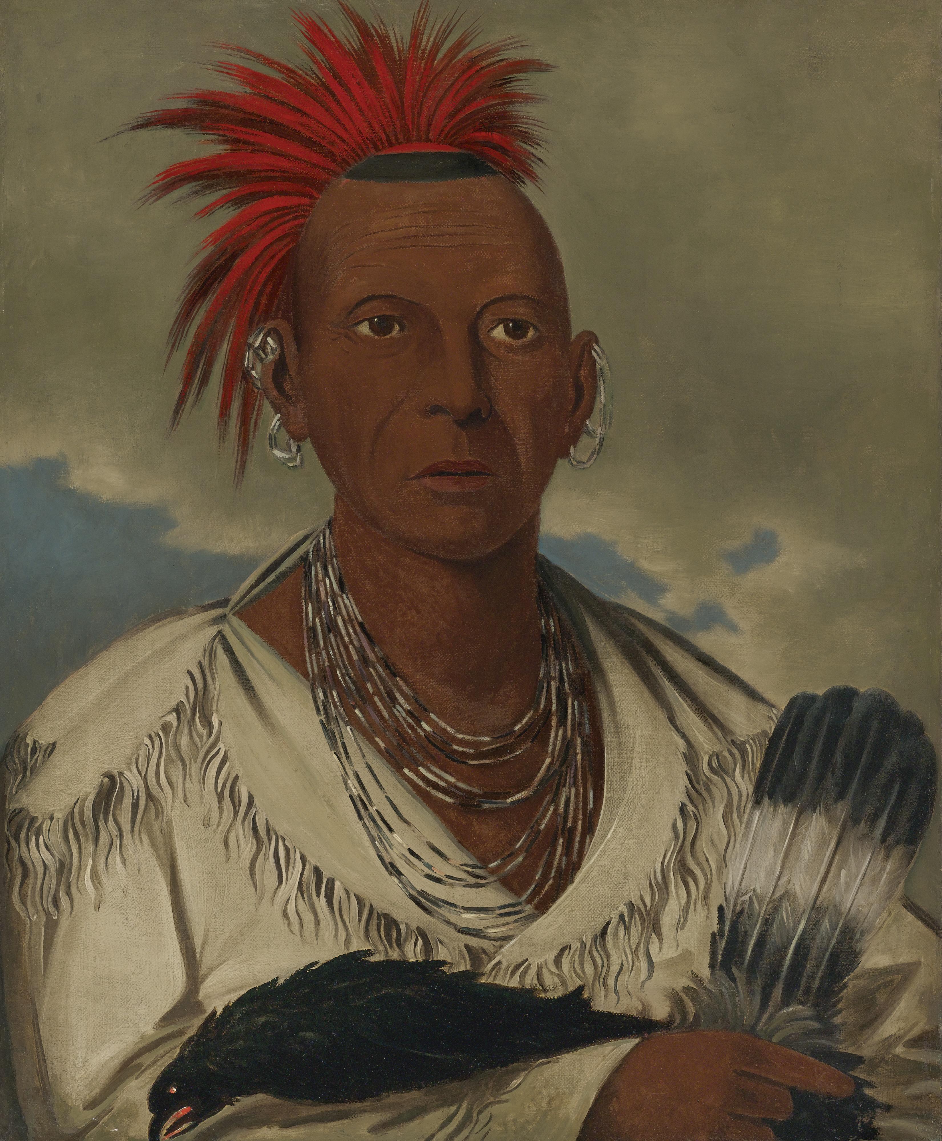 George Catlin - Black Hawk, Prominent Sauk Chief, Sauk And Fox