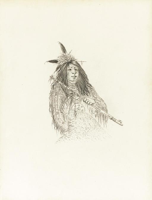 George Catlin - Nee-hee-o--woo-tis, Sheyenne