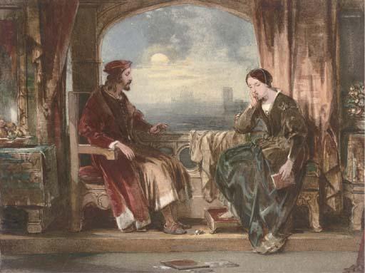 George Cattermole - A Venetian evening