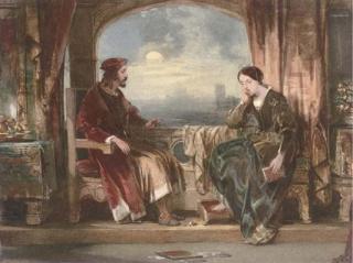 George Cattermole - A Venetian evening