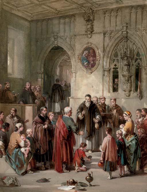 George Cattermole - Alms for the poor