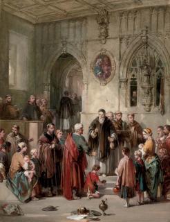 George Cattermole - Alms for the poor