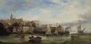 George Chambers, Sen. - A hive of activity on the Thames at Gravesend