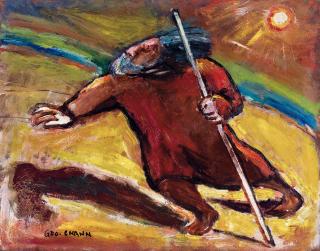 George Chann - Moses And His Staff(Painted In 1950-1960S)