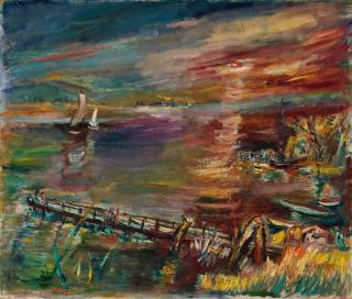 George Chann - Riverfront sunset