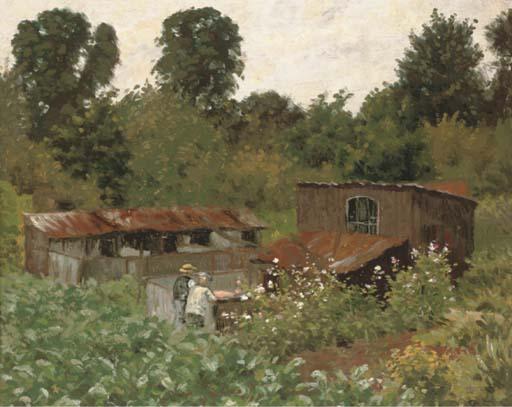 George Charlton - In The Garden