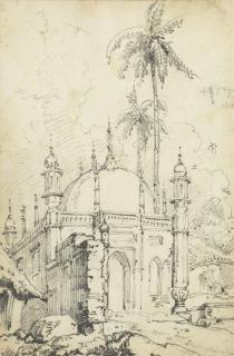 George Chinnery RHA - A Bengal tomb