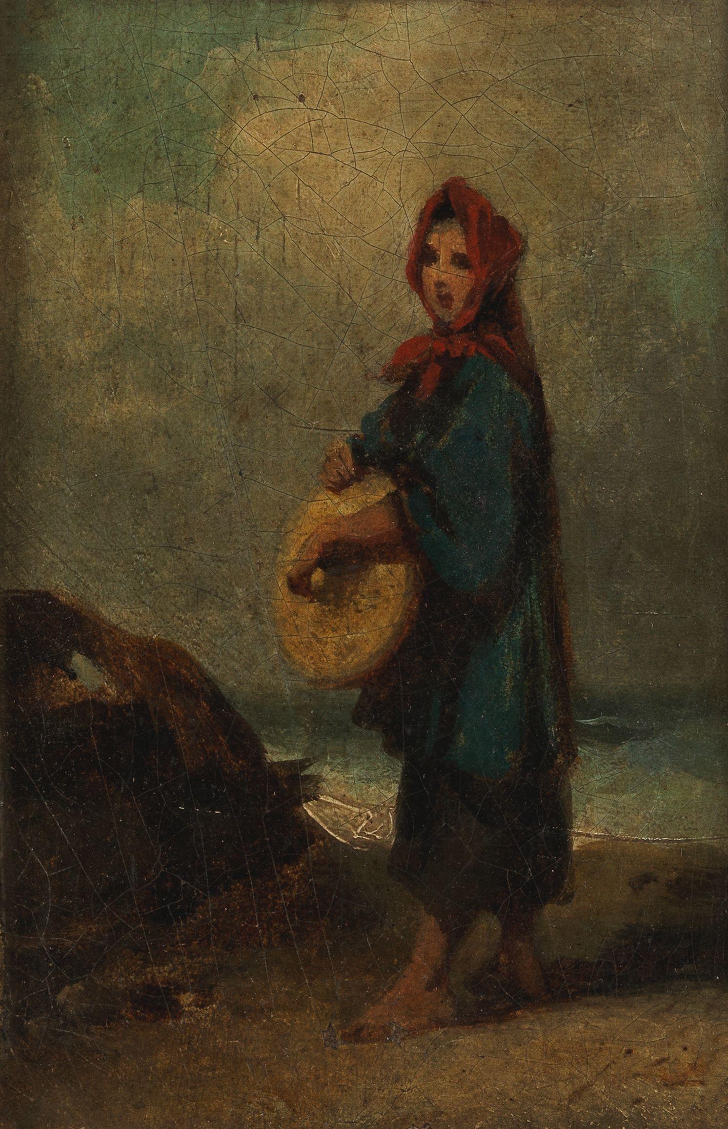 George Chinnery - Portrait of a sampan girl, Macau