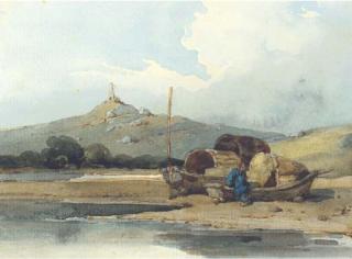 George Chinnery - Tanka Boats Off The He\'-Ang Shan, China