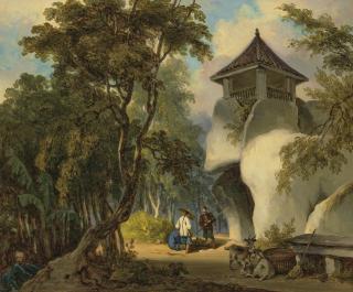 George Chinnery - The Grotto of Camões, Macau
