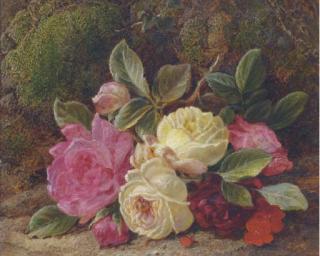 George Clare - A Spray of Roses