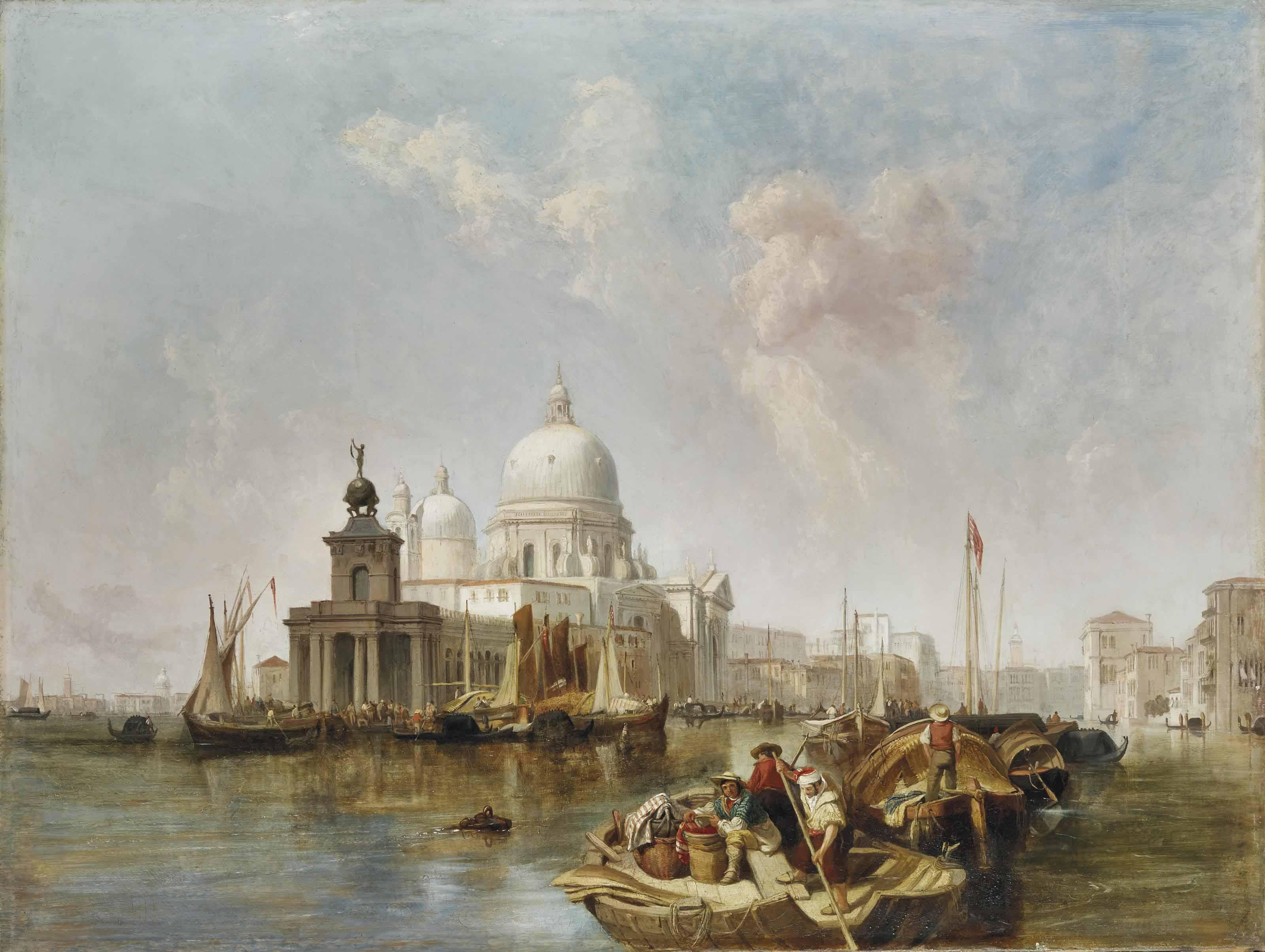 George Clarkson Stanfield, R.A. - La Punta della Dogana à Venise