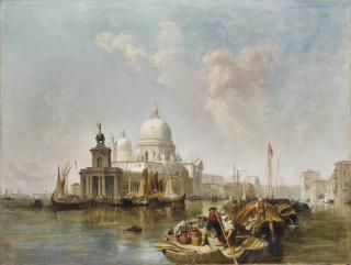 George Clarkson Stanfield, R.A. - La Punta della Dogana à Venise