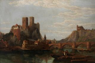 George Clarkson Stanfield - Limburg on the Lahn, Rhine
