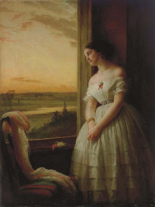 George Cochran Lambdin - Reverie--Sunset Musings