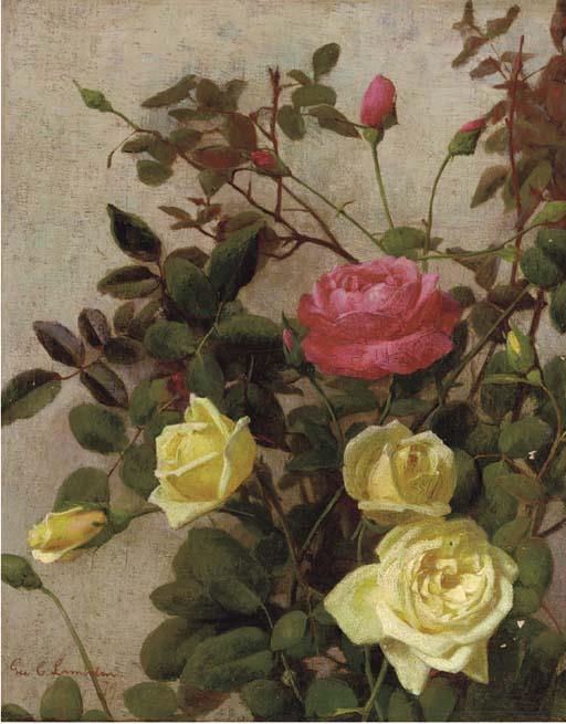 George Cochran Lambdin - Study of roses