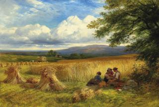 George Cole, R.A. - Harvest Rest