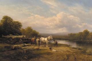 George Cole - Loading the timber