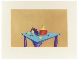 George Condo - 1 - The Table 2 - Untitled Landscape #8 3 - Untitledgeorge Condo ; The Table ; Untitled Landscape #8 ; Untitled ; Etching And Aquatint ; Etching ; Signed ; Dedicated ; 1989 ; Hahnemühle Paper