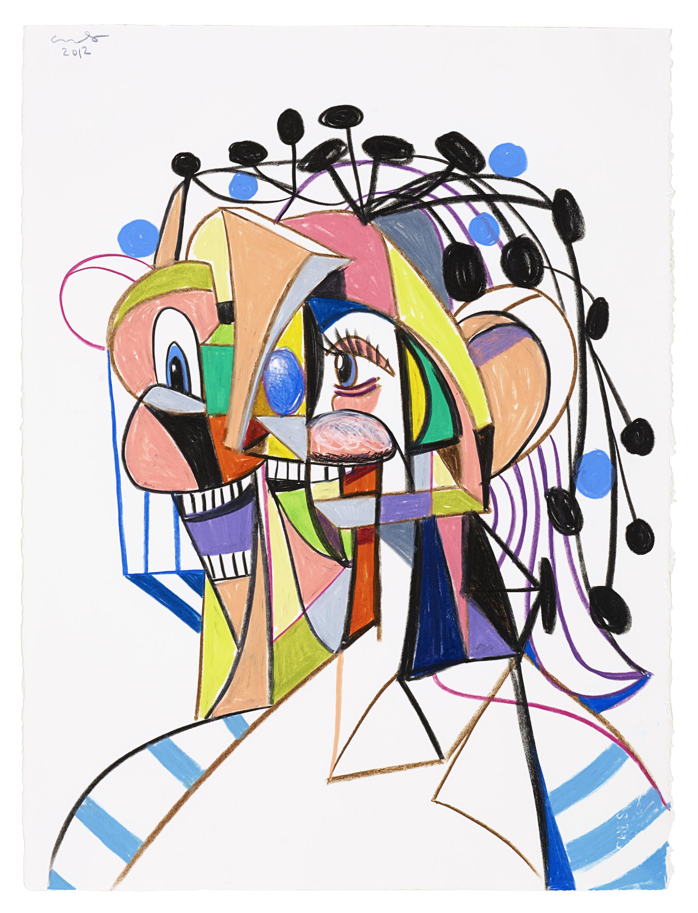 George Condo - Abstract Face (2)