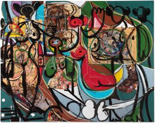 George Condo - Abstract Figure Composition