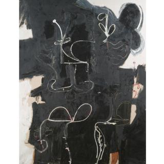 George Condo - Black Painting