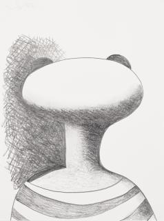 George Condo - Cat head