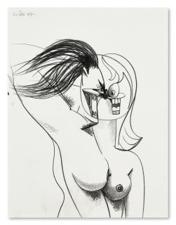 George Condo - Female Nude Composition