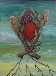 George Condo - Fruit Man