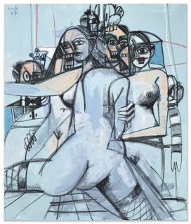George Condo - In the Brothel