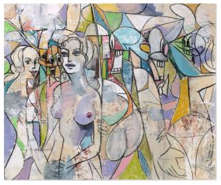 George Condo - Linear Connection