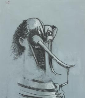 George Condo - Modern Cave Man