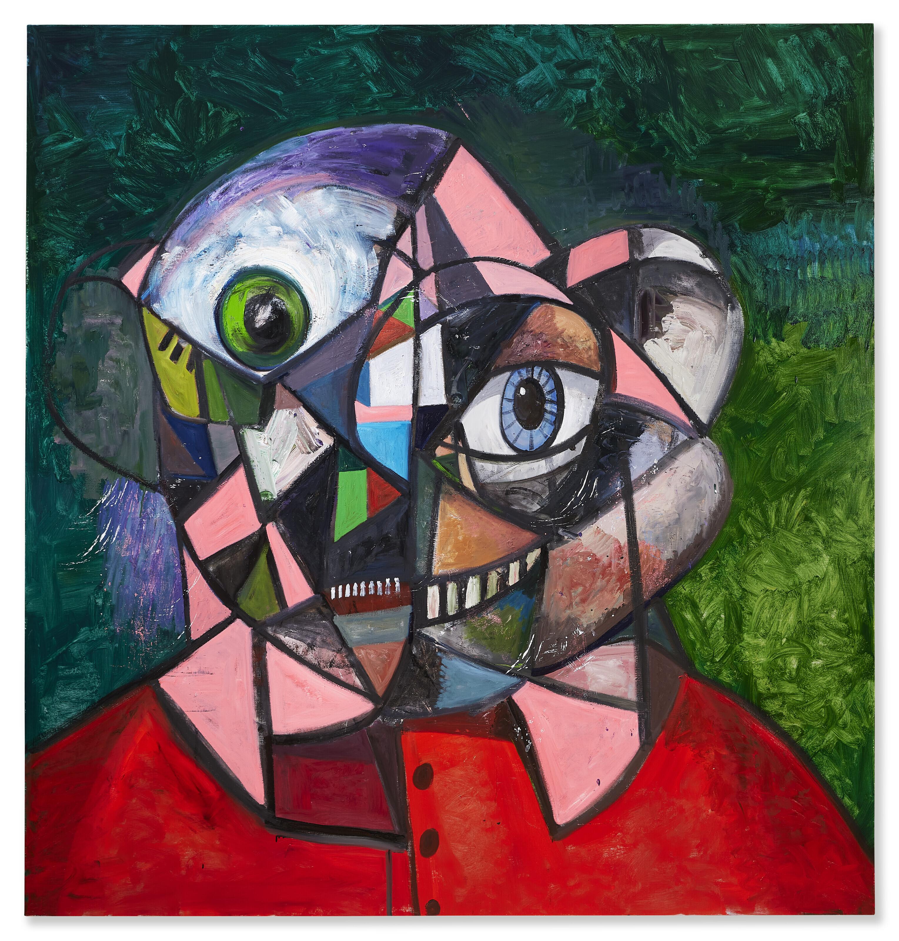 George Condo - Monumental Abstract Self-Portrait