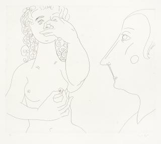 George Condo - More Sketches of Spain - For Miles Davis #2