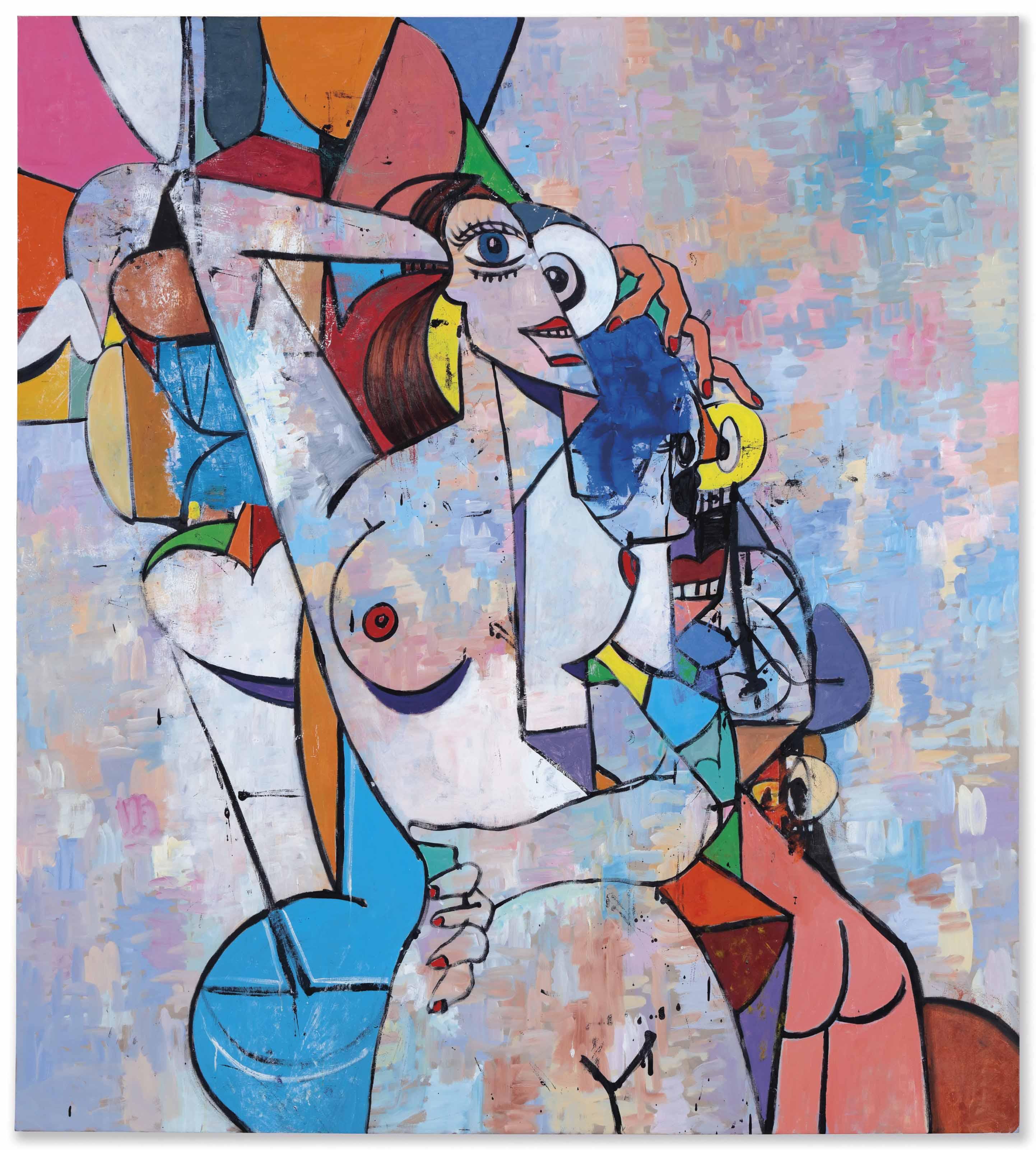 George Condo - Nude and Forms