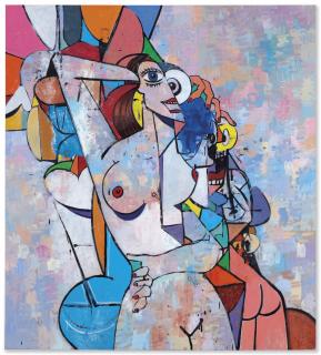 George Condo - Nude and Forms