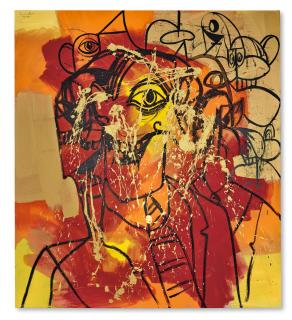 George Condo - Obstruct Expressionist Portrait Of Mike Flynn
