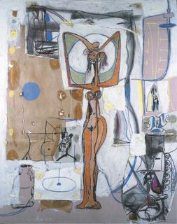 George Condo - Pink Nude in Prison