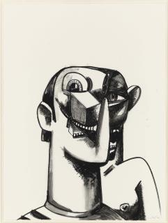 George Condo - Portrait Composition