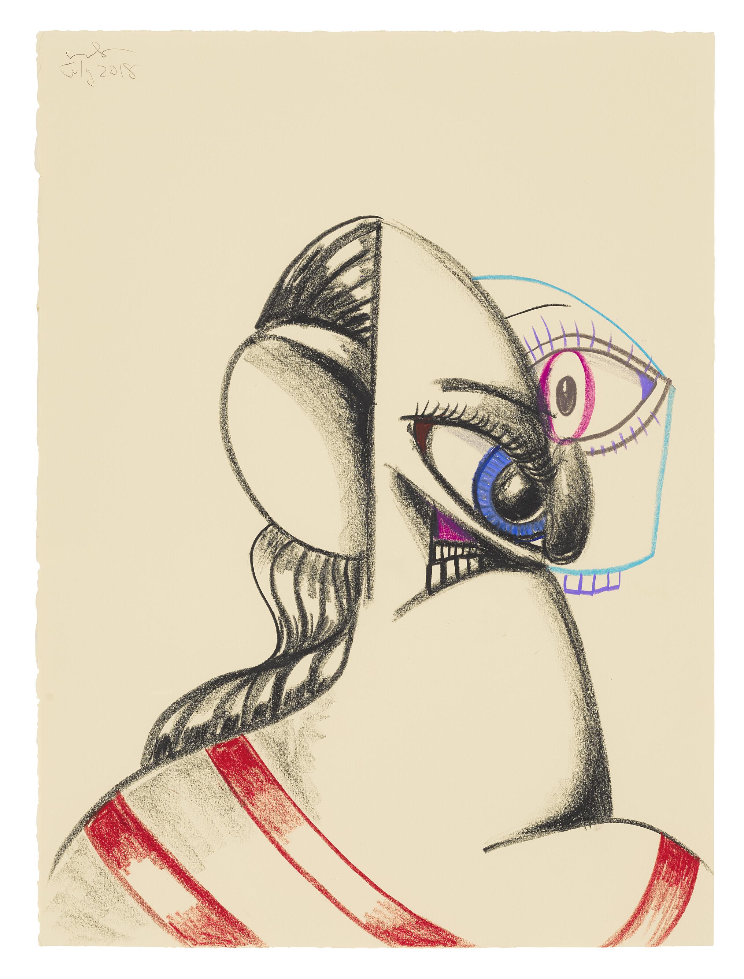 George Condo - Portrait Composition