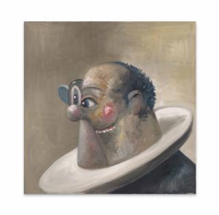 George Condo - Portrait en Grisaille