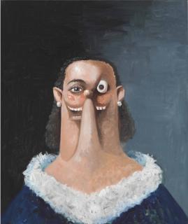 George Condo - Portrait of a Noble Woman