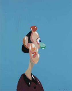 George Condo - Profile View