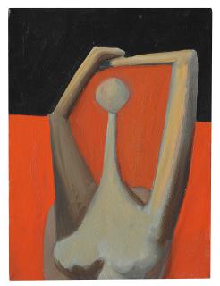 George Condo - Reclining Seated Female