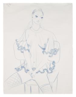 George Condo - Reflecting Nude