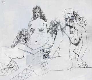 George Condo - Rodrigo with Female