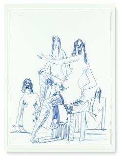 George Condo - Rodriguo At The Theatre