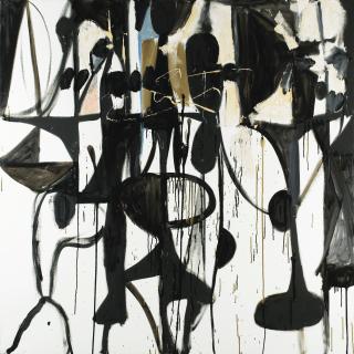 George Condo - Sans Titresigned And Dated 89 On The Back; Oil On Canvas.